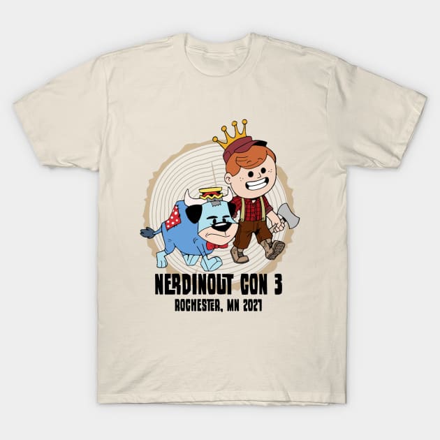 NERDINOUT CON 3 T-Shirt by MightyNerd